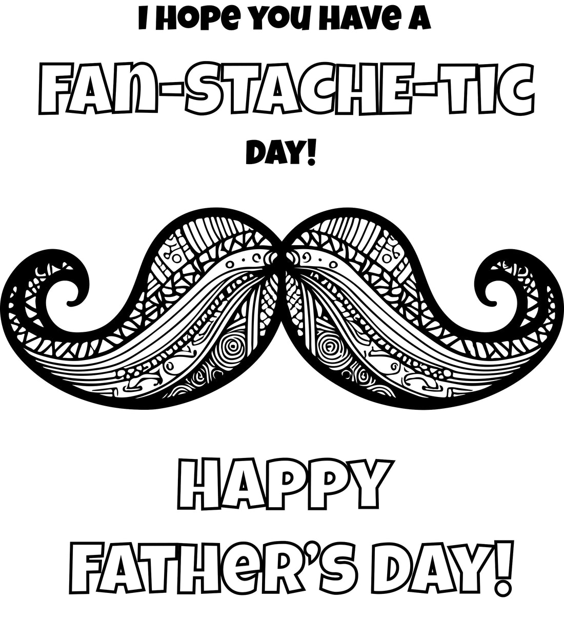 5 Free Fathers Day Coloring Pages