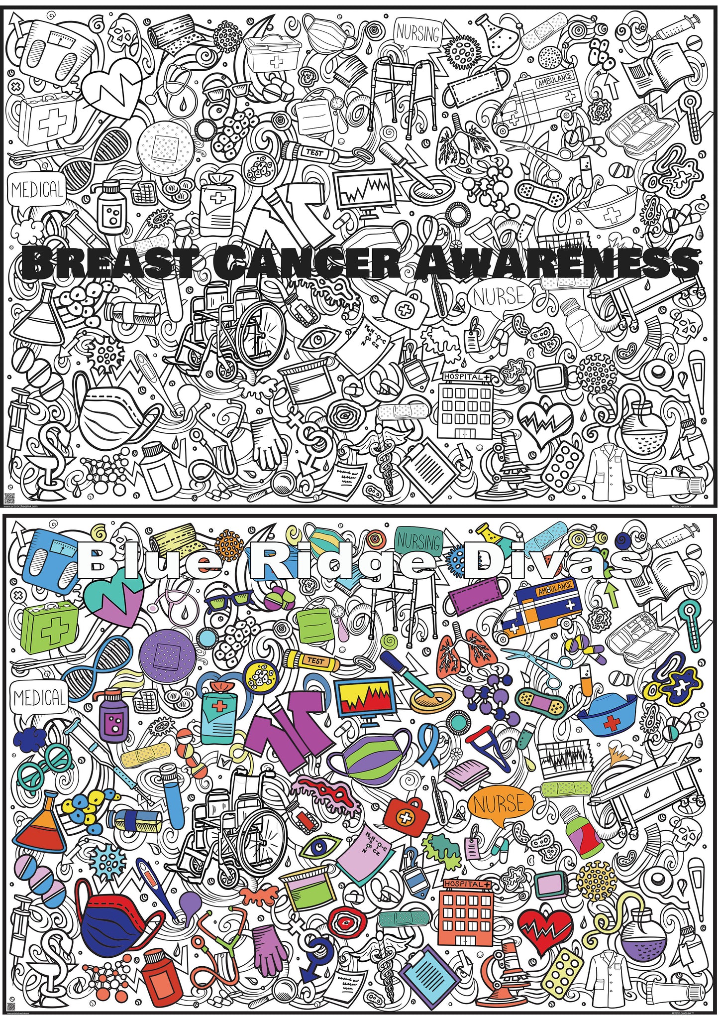 PERSONALIZED  Premium Medical Coloring Poster