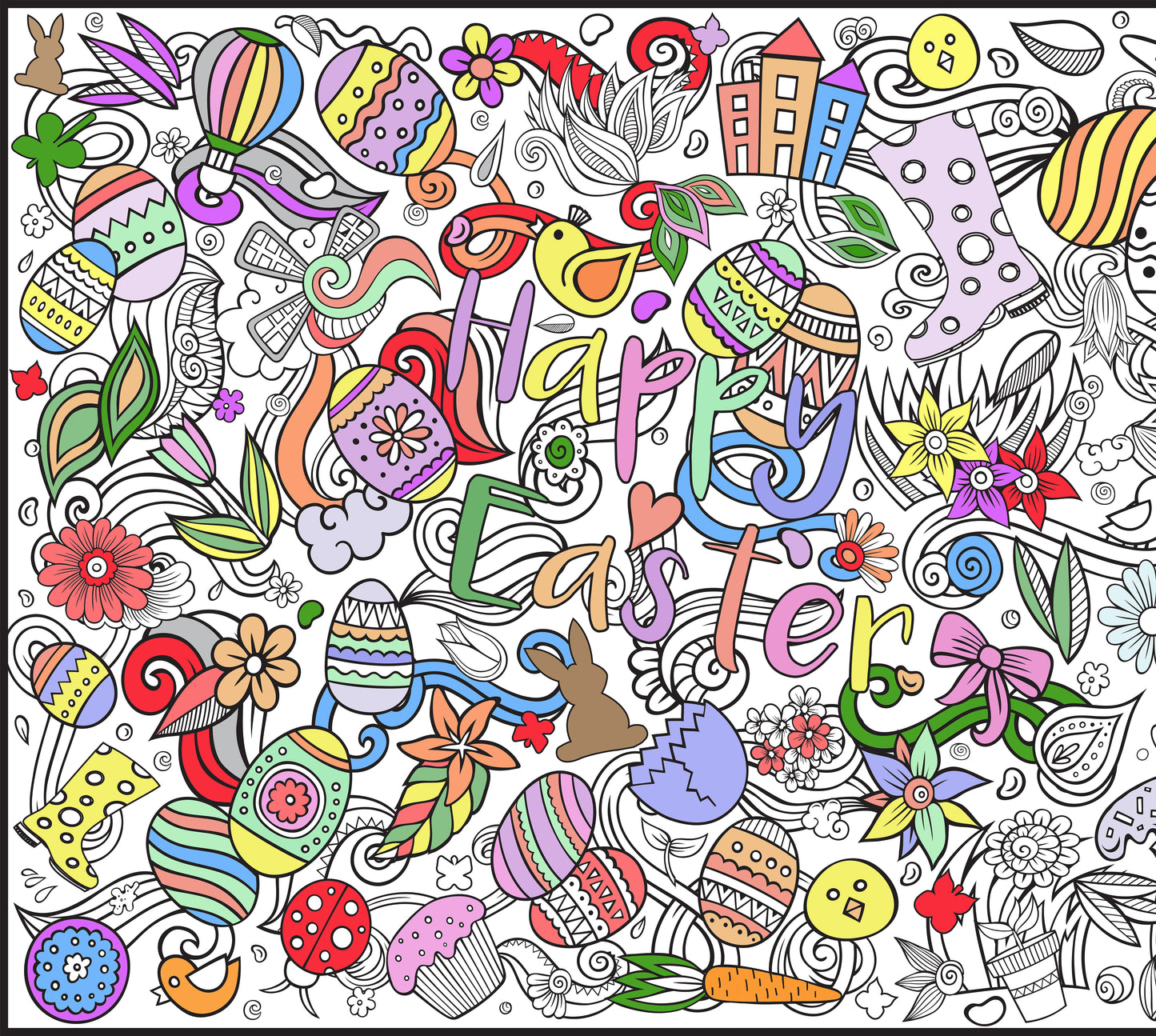 Easter Coloring Posters